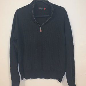 quarter zip crew neck
